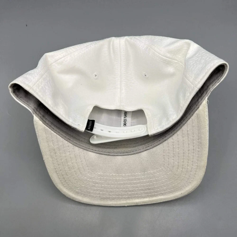 Air Jordan Hat Men White Cement Elephant Gold Metal Jumpman Snap Back Cap‎